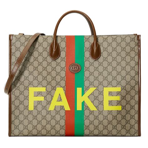 gucci fake print|Gucci knockoff tote bag.